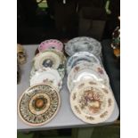 A COLLECTION OF CABINET PLATES