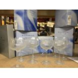 TEN VARIOUS BOXED WEDGWOOD WINE GLASSES