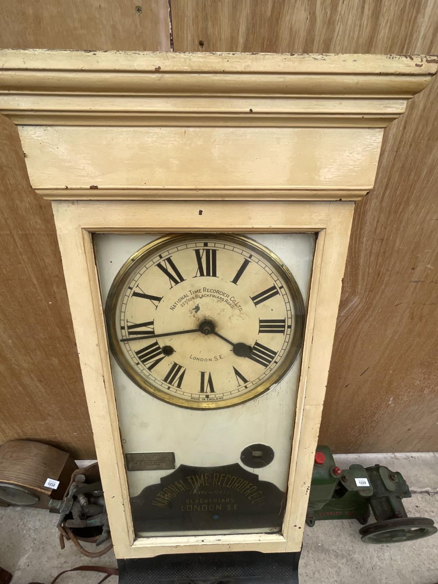 A NATIONAL TIME RECORDER CO LTD 227/228 BLACKFRIARS ROAD LONDON SE CLOCKING IN/OUT CLOCK - Image 2 of 10