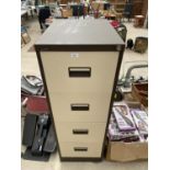 A STYLE FILING CABINET WITH A KEY