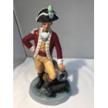 A ROYAL DOULTON FIGURE 'OFFICER OF THE LINE' HN 2733 HEIGHT 23CM