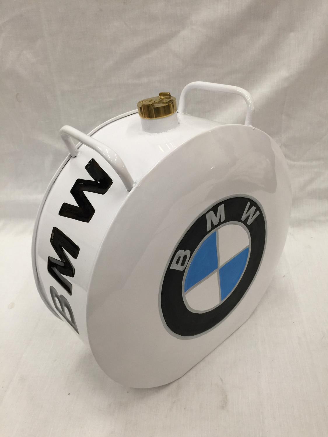 A WHITE BMW PETROL CAN - Image 4 of 4