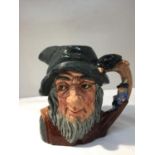 A LARGE ROYAL DOULTON TOBY JUG 'RIP VAN WINKLE' D 6438 HEIGHT 17.5CM