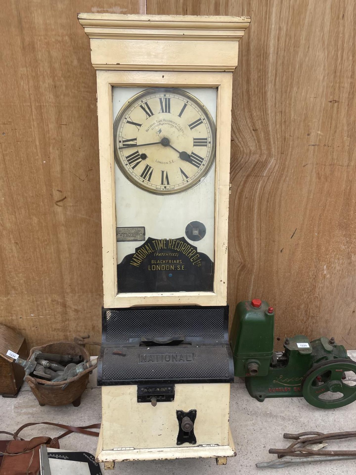 A NATIONAL TIME RECORDER CO LTD 227/228 BLACKFRIARS ROAD LONDON SE CLOCKING IN/OUT CLOCK