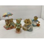 FOUR LIMITED EDITION CHERISHED TEDDIES, 'CHRISTINA', 'ROBIN', 'HALEY AND LOGAN', AND 'JUDY'