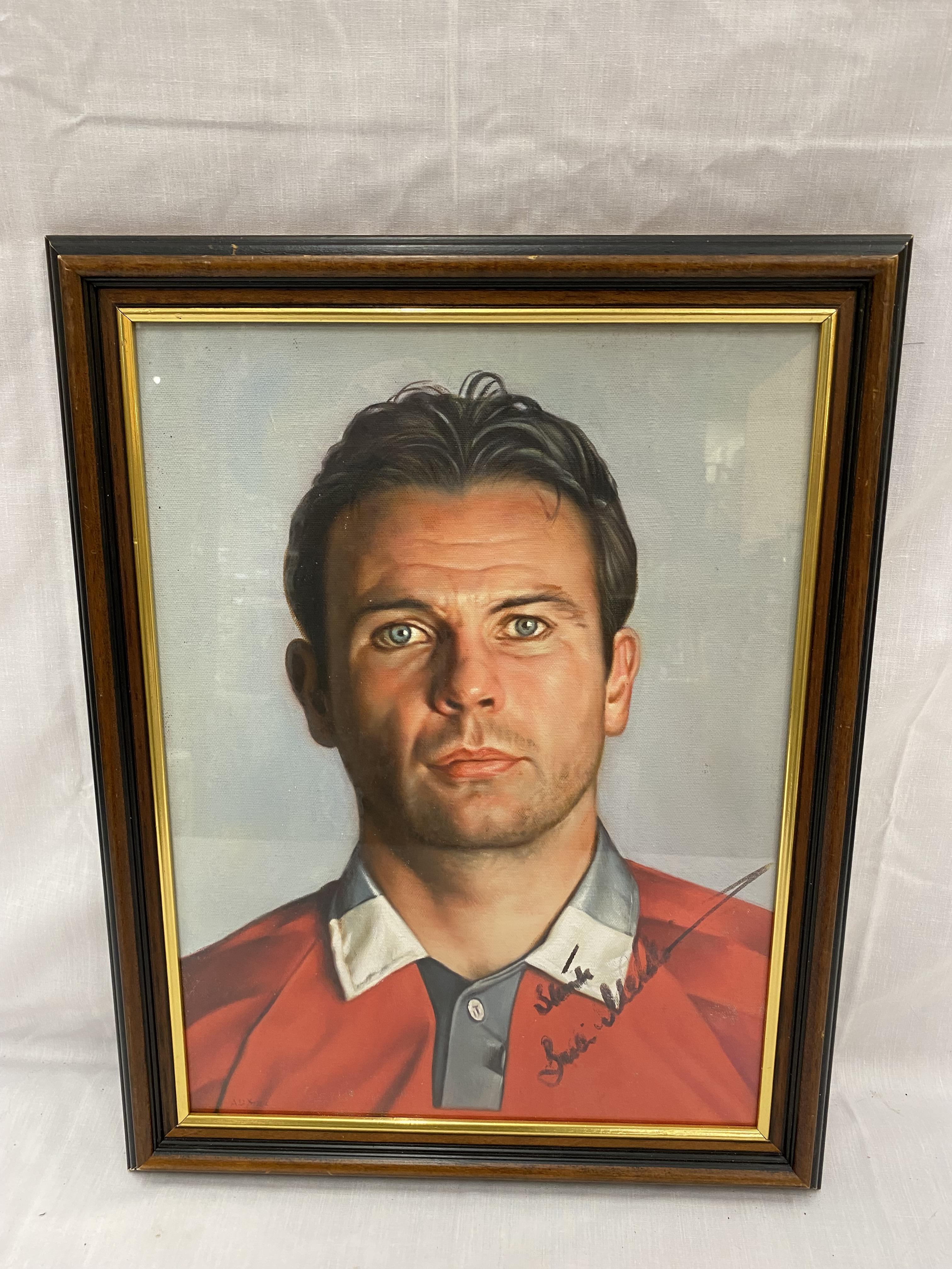 A BRIAN McCLAIR ( MAN UTD )OIL PAINTING, SIGNED - NO PROVENANCE, 36.5CM X 47CM - Image 2 of 4