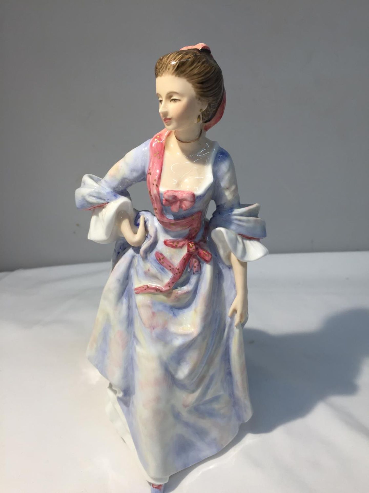 A ROYAL DOULTON FIGURE 'MRS HUGH BONFOY' HN 3319, FROM A COLLECTION OF FOUR FIGURES EACH IN A