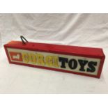 A CORGI TOYS ILLUMINATED LIGHT BOX SIGN