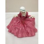 A ROYAL DOULTON FIGURE 'POLLY PEACHAM' HN 549 A/F CRACK TO BASE