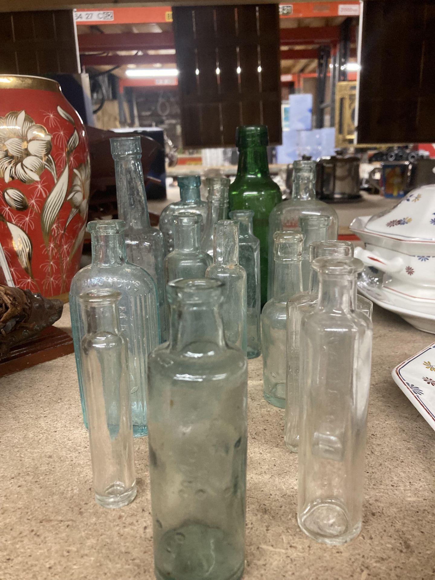 A COLLECTION OF VINTAGE BOTTLES