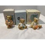 THREE BOXED LIMITED EDITION CHERISHED TEDDIES