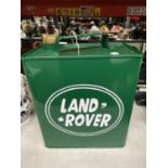 A GREEN LAND ROVER PETROL CAN