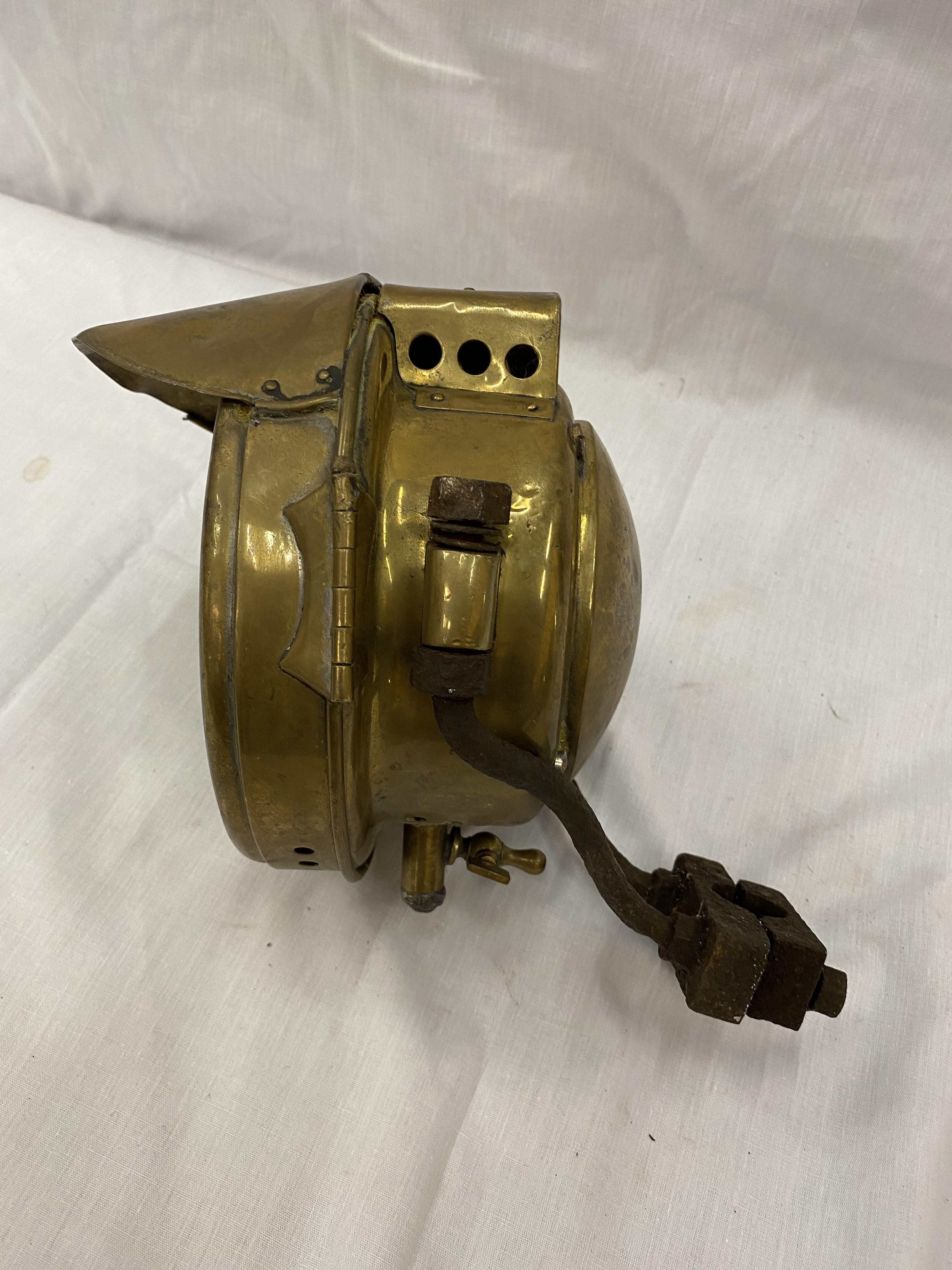 A WILLOCO-BOTTIN BRUXELLES BREVETE PATENT NO 21048/19 BRASS PRE WW1 HEADLAMP - Image 13 of 20