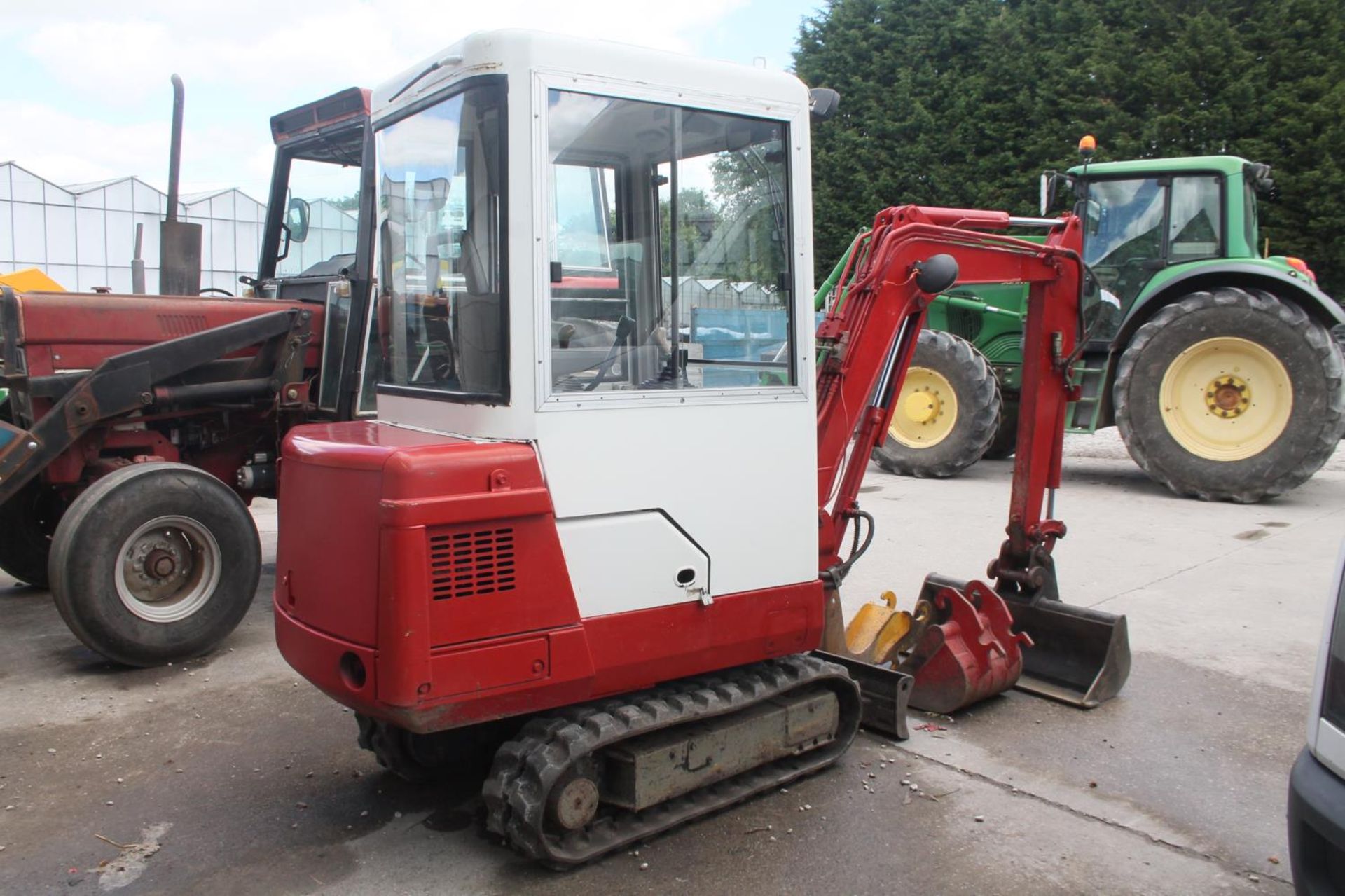 1994 PELLETEUSE 41 MINI EXCAVATOR 4843 HOURS WITH 3 BUCKETS NO VAT - Image 3 of 3