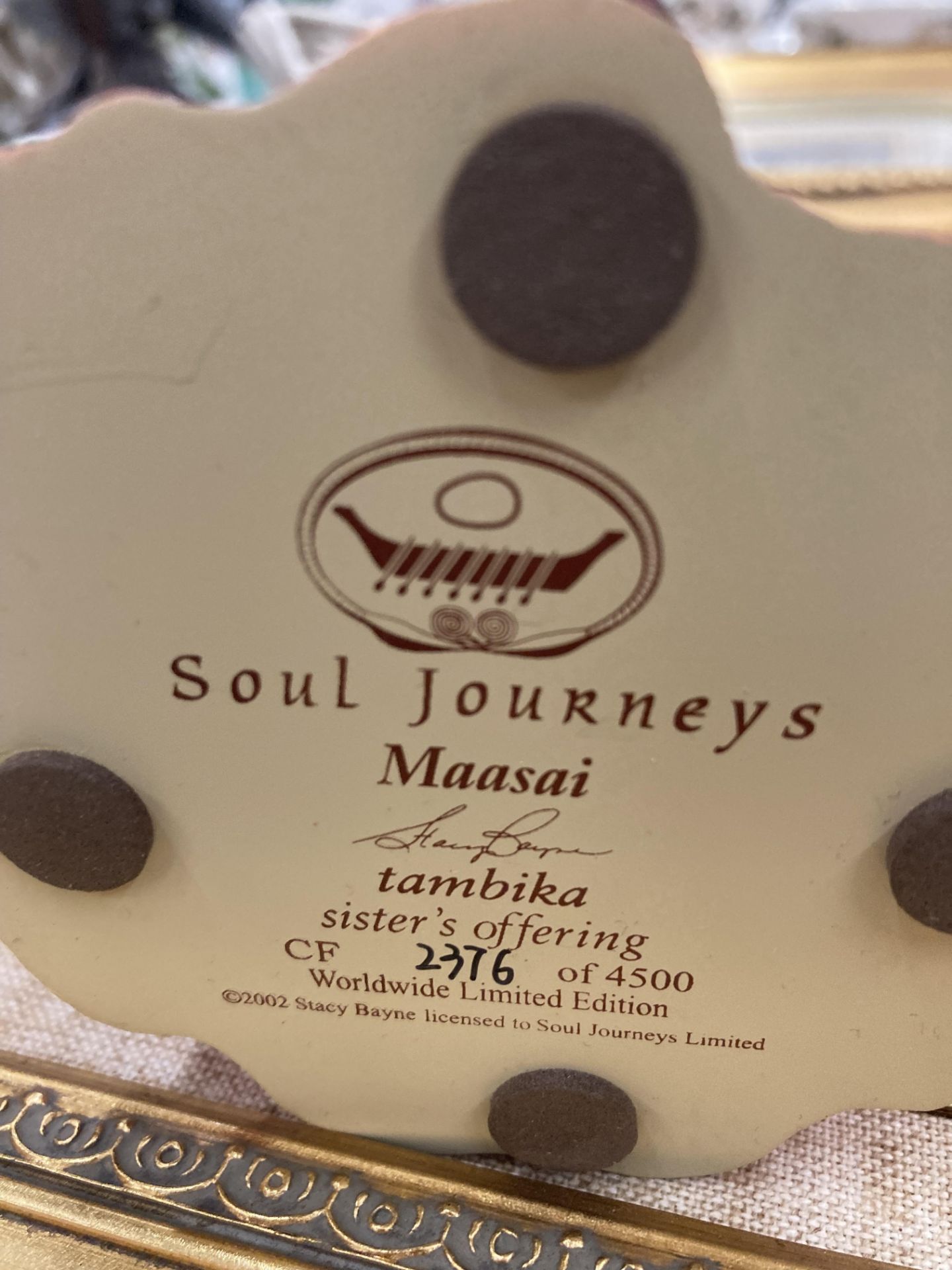 THREE 'SOUL JOURNEYS' MAASSAI FIGURES ALL LIMITED EDITIONS PLUS ONE OTHER - Image 14 of 14