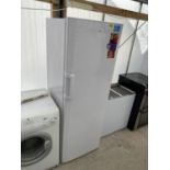 A WHITE BEKO UPRIGHT FREEZER