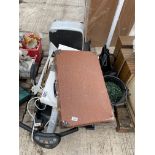 AN ASSORTMENT OF HOUSEHOLD CLEARANCE ITEMS TO INCLUDE A TREADMILL AND CASES ETC