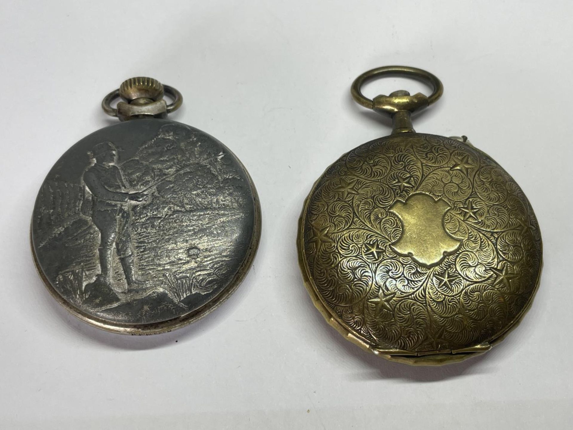 TWO POCKET WATCHES FOR SPARES OR REPAIR - Image 4 of 4
