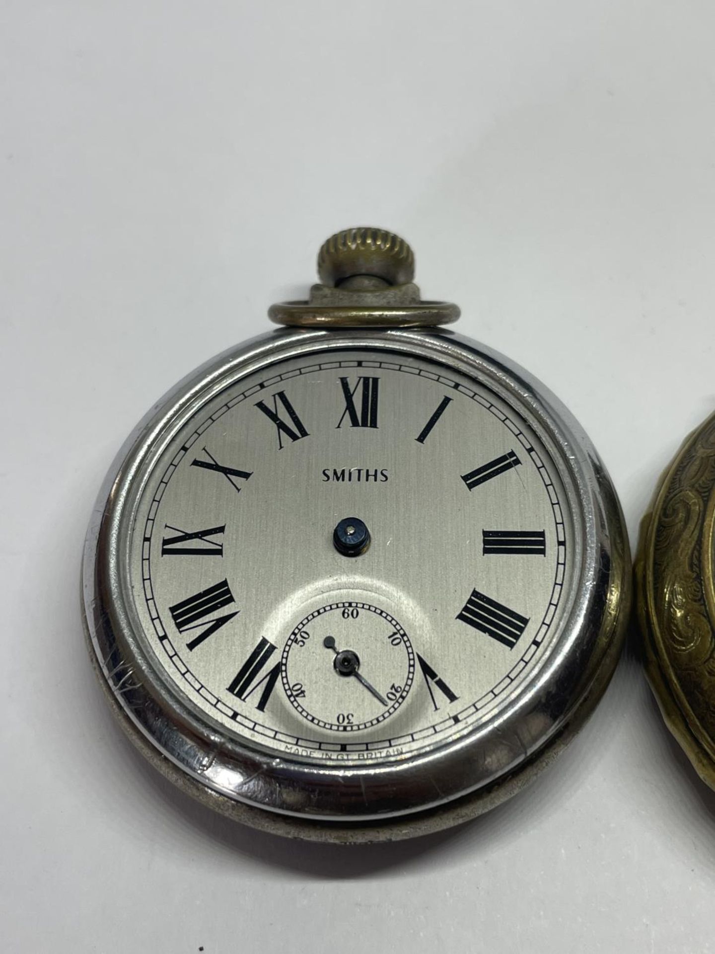 TWO POCKET WATCHES FOR SPARES OR REPAIR - Image 2 of 4