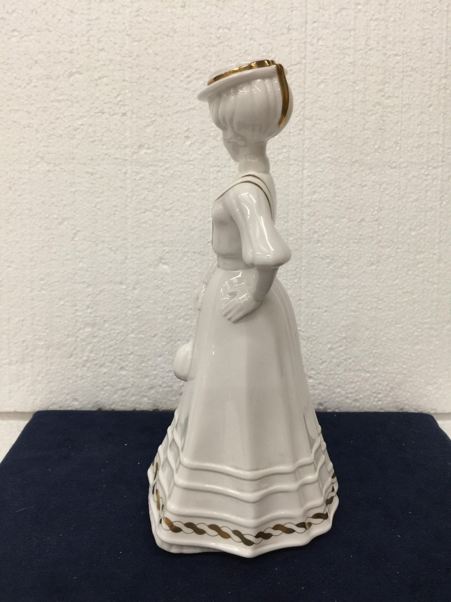 A SPODE FIGURINE "LILY" BY PAULINE SHONE IN GLOSS - 24CM (H) - Image 6 of 7