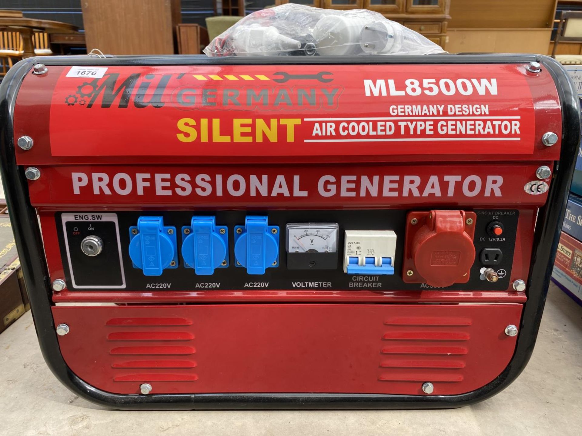 A MIL GERMANY ML8500W SILENT GENERATOR - Image 3 of 7