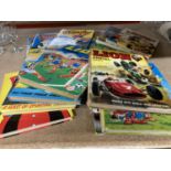 A QUANTITY OF VINTAGE ANNUALS TO INCLUDE BEANO, DANDY, LION, TIGER, ETC