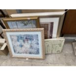 AN ASSORTMENT OF FRAMED PICTURES AND PRINTS