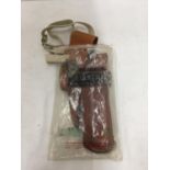 A BIANCHI #17 .380 LEATHER SHOULDER GUN HOLSTER - AS NEW IN PACKAGING