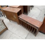 A MODERN SUTHERLAND STYLE TABLE AND SET OF PIGEONHOLES