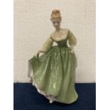 A ROYAL DOULTON FIGURE 'FAIR LADY' HN 2193 HEIGHT 20CM MODELLED BY PEGGY DAVIS