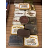 A QUANTITY OF VINTAGE TOBACCO TINS TO INCLUDE ST JULIEN, ST BRUNO, OLD HOLBORN, ETC