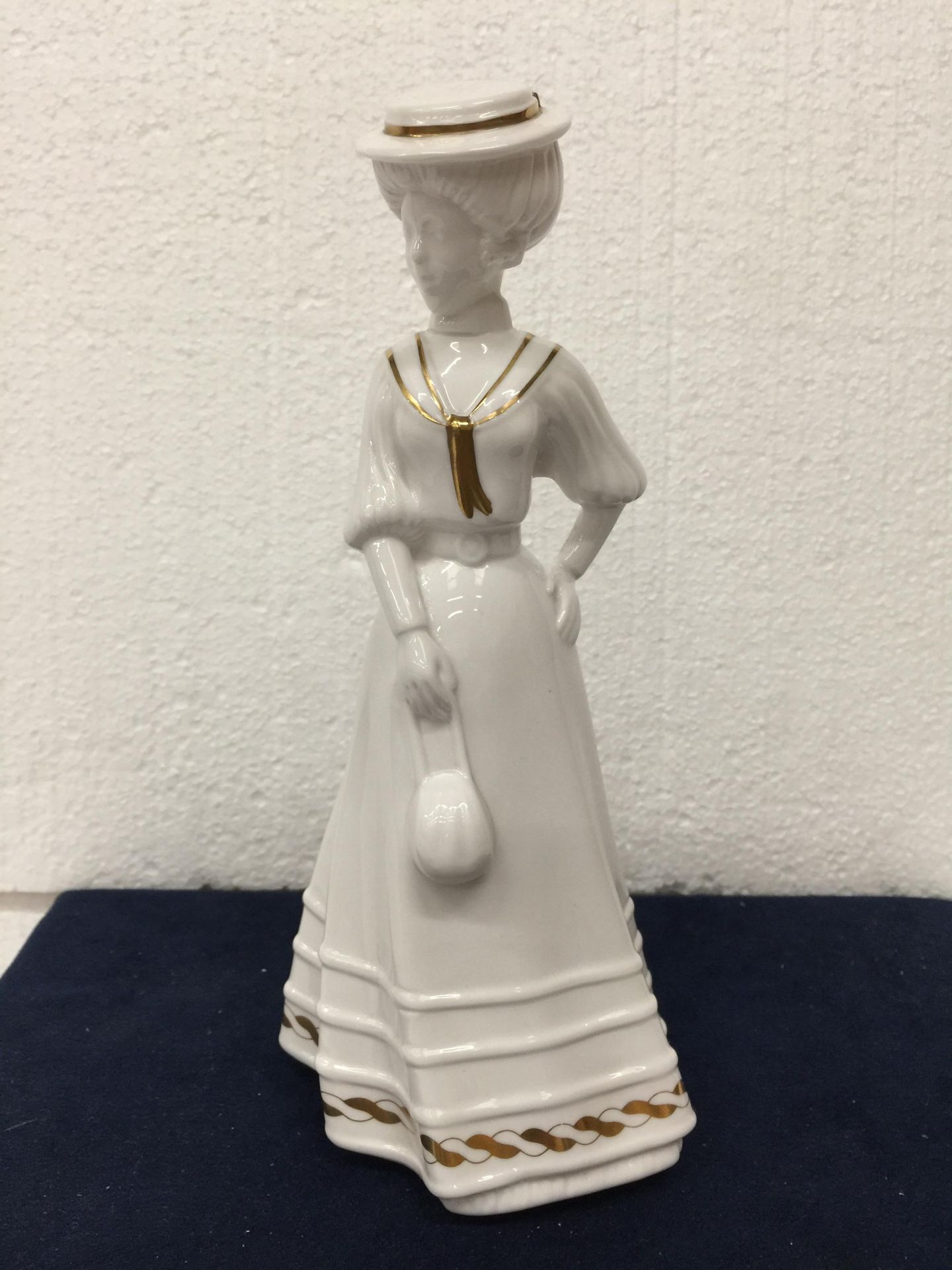 A SPODE FIGURINE "LILY" BY PAULINE SHONE IN GLOSS - 24CM (H)