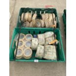 A LARGE QUANTITY OF ROLLS OF CABERFIX EXTREME AND PARCEL TAPE ETC