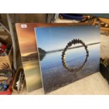 TWO CANVAS PRINTS