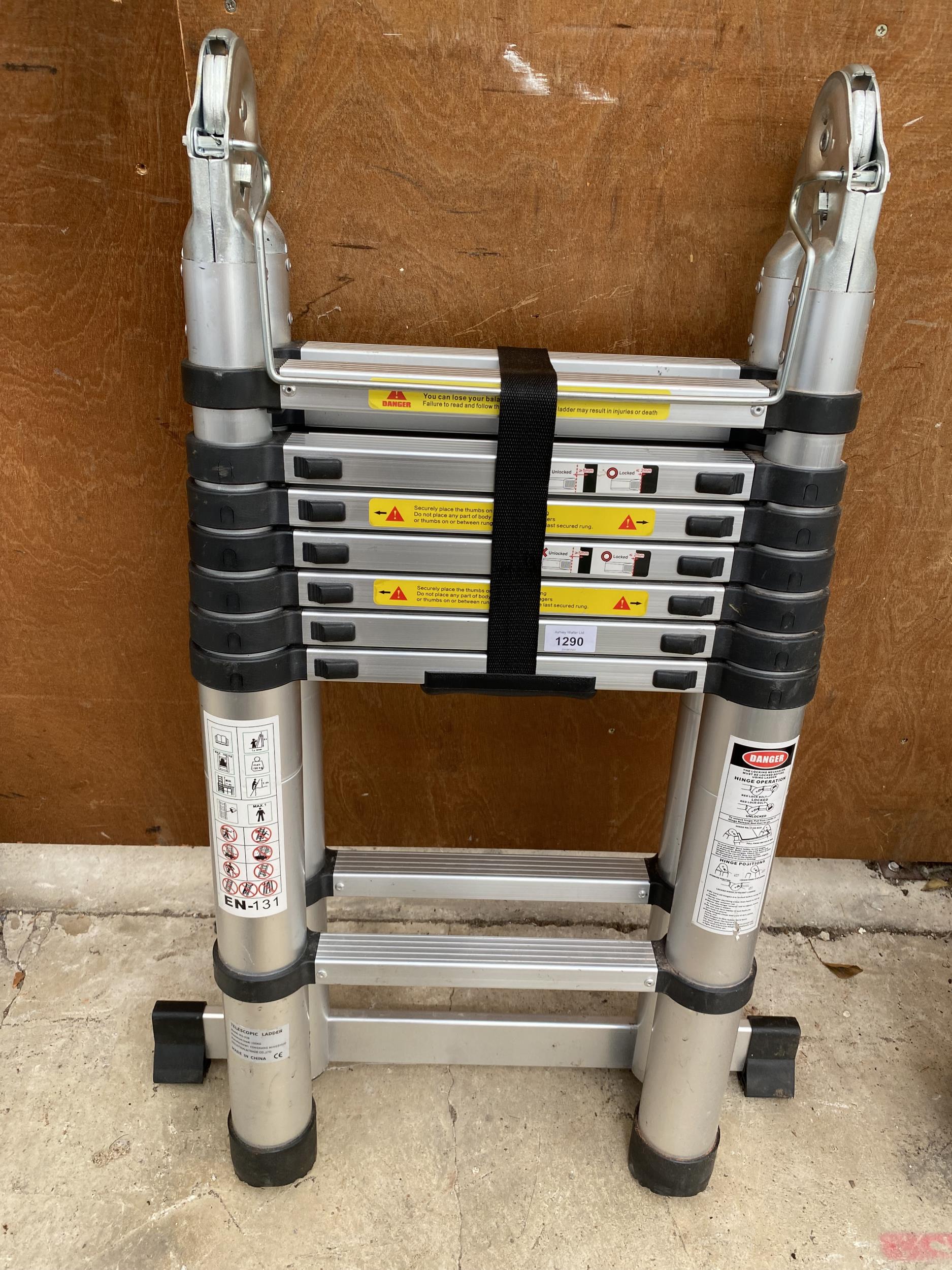 A LARGE SET OF MULTIFUNCTIONAL TELESCOPIC LADDERS