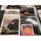 A QUANTITY OF 33RPM LP RECORDS TO INCLUDE WAR OF THE WORLDS, BILLY JOEL, BRYAN FERRY AND ROXY MUSIC,