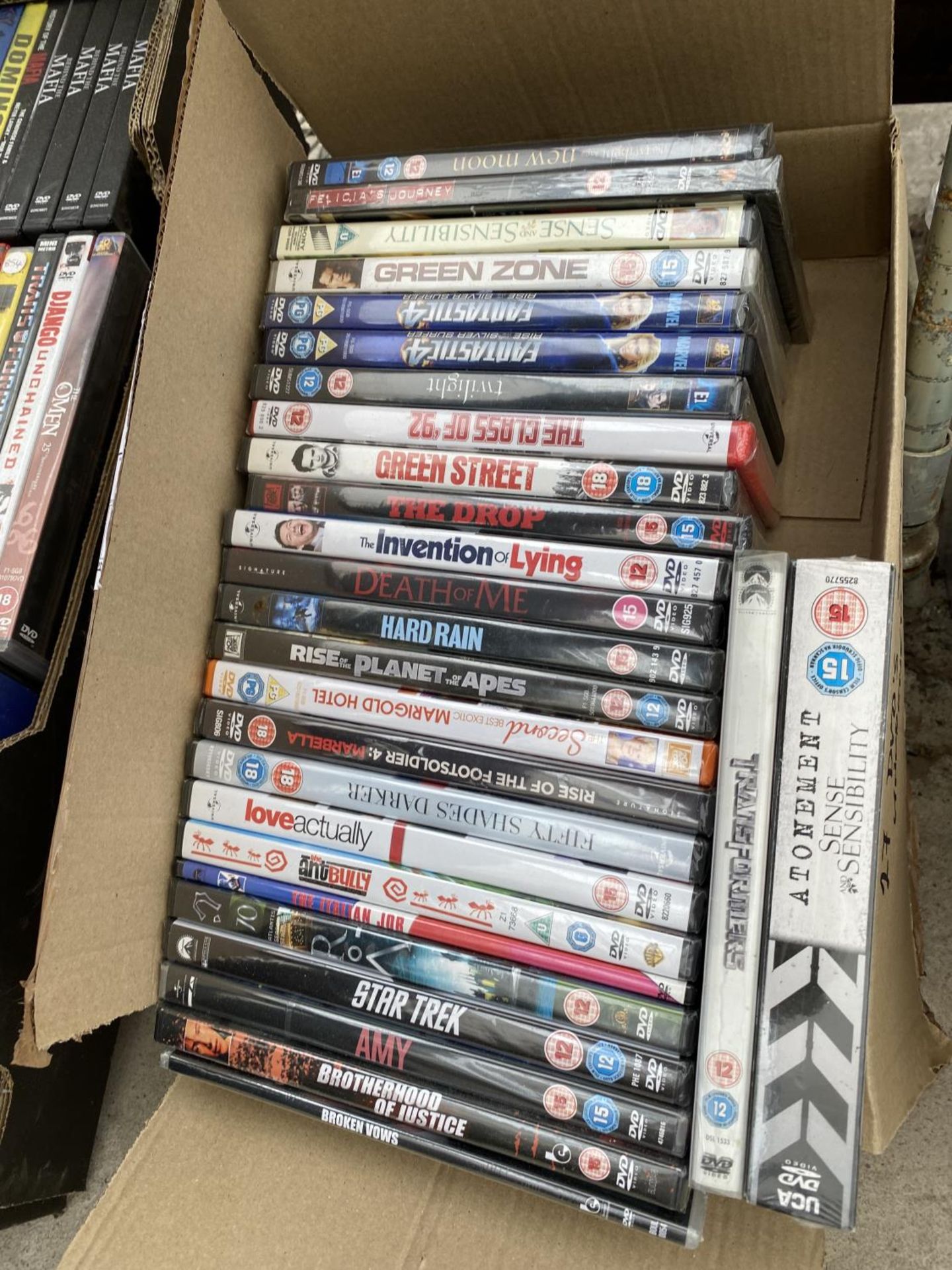 TWO BOXES CONTAINING VARIOUS DVDS - Image 3 of 3