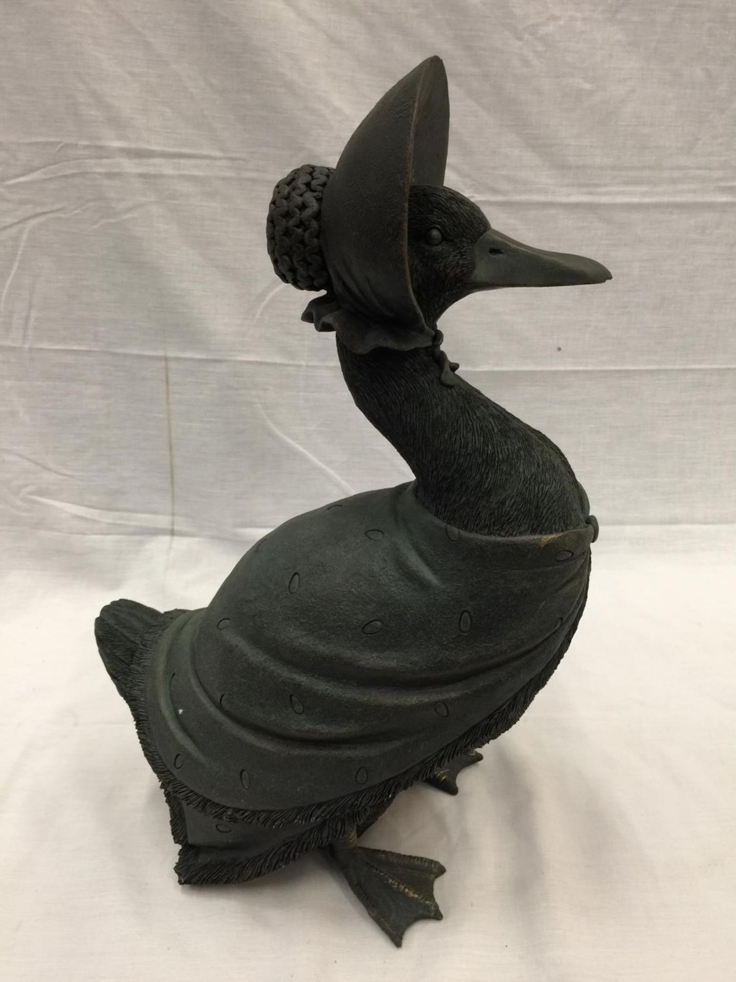 A GEMIMA PUDDLE DUCK GARDEN ORNAMENT H: 44CM - Image 3 of 3