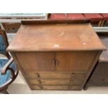 A MID 20TH CENTURY OAK TALLBOY, 33" WIDE