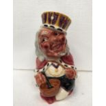A SHORTER & SON POTTERY CHARACTER JUG "OLD KING COLE"