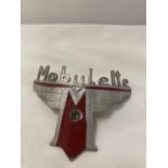 A MOBULETTE VINTAGE SCOOTER BADGE