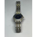 A FASHION WRIST WATCH SEEN WORKING BUT NO WARRANTY