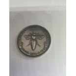 A 1898 SILVER MEDAL FOR MAKING HONEY