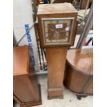 AN ART DECO WALNUT ENFIELD GRANDMOTHER CLOCK