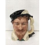 A LARGE ROYAL DOULTON LARGE CHARACTER JUG OF SIR FRANCIS DRAKE D6805 MODELLED BY PETER A GEE AND A