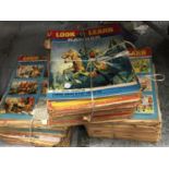 A LARGE QUANTITY OF 1960'S 'LOOK AND LEARN' COMICS