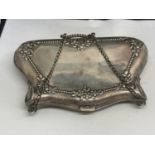 A HALLMARKED BIRMINGHAM SILVER PURSE - 100 GRAMS