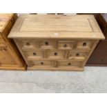 A MEXICAN PINE CHEST OF DRAWERS, 40" WIDE