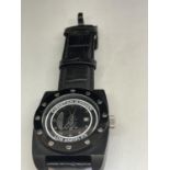 A CHRISTIAN AUDIGIER GENTS WRIST WATCH - WORKING AT TIME OF CATALOGING BUT NO WARRANTY GIVEN