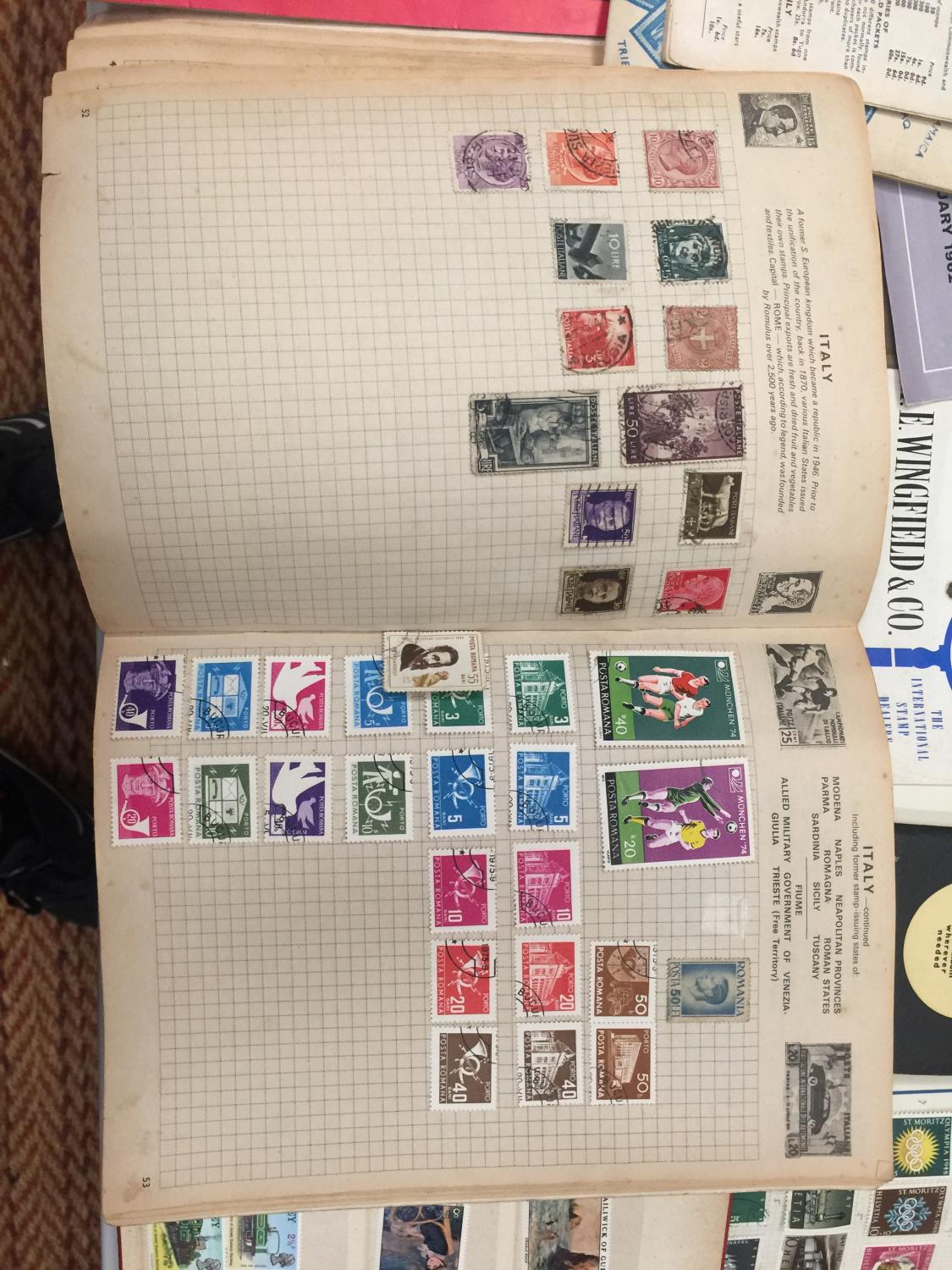 A LARGE COLLECTION OF STAMPS TO INCLUDE SEVERAL WORLD ALBUMS, SOME FIRST DAY COVERS AND LOOSE STAMPS - Image 12 of 13